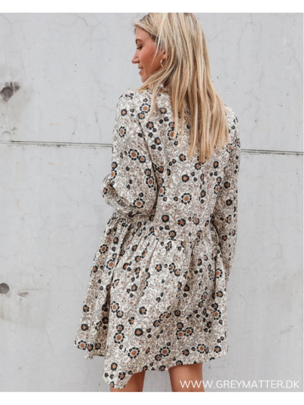 Women's Melloday Floral Mini Dress, Size M, boho fall floral